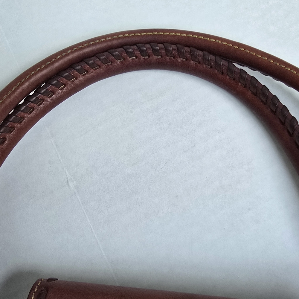 Dooney & Bourke Brown Leather Satchel - Picture 6 of 16